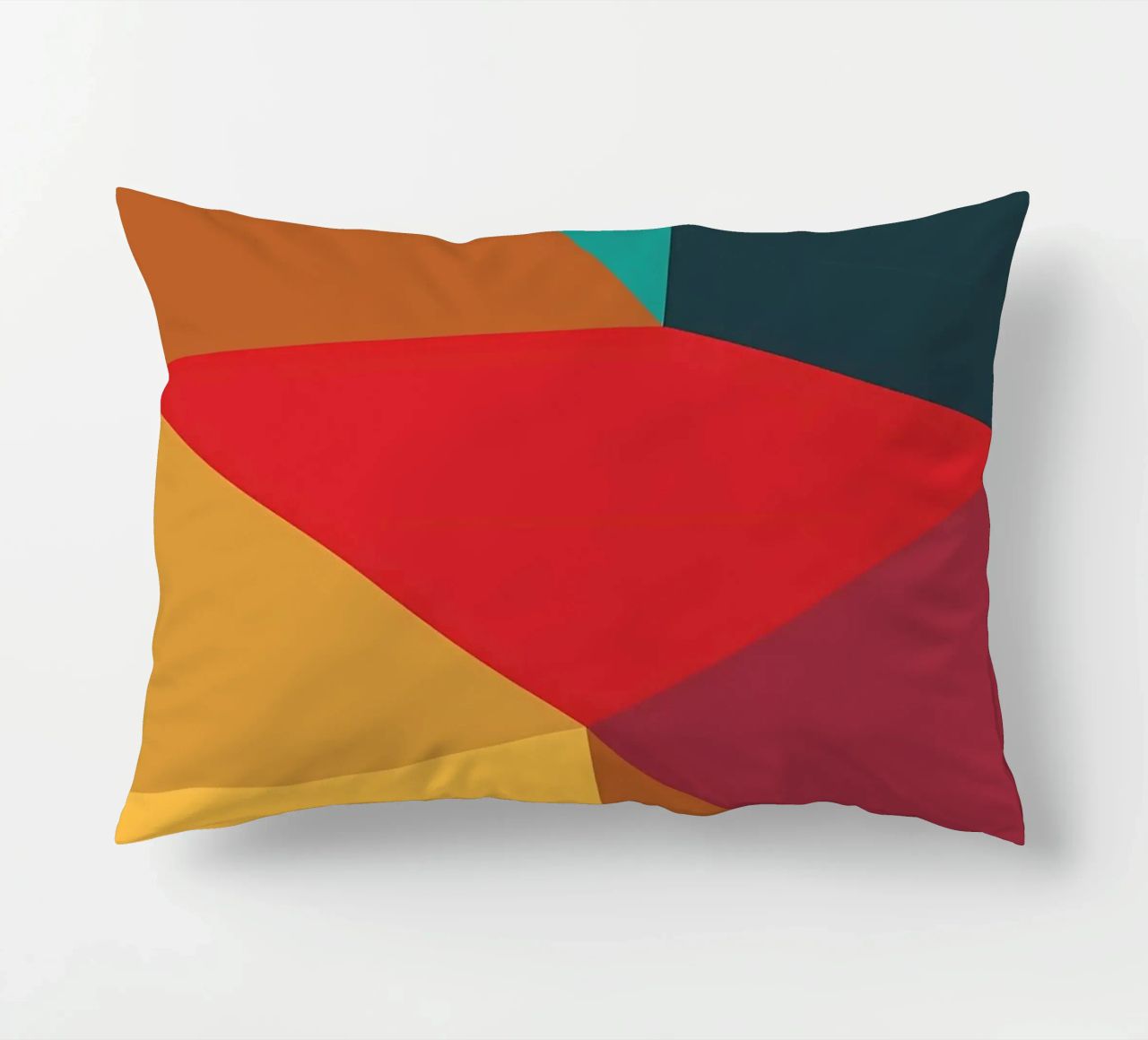 colore di tendenza astratto 7 cuscino da Yeadon