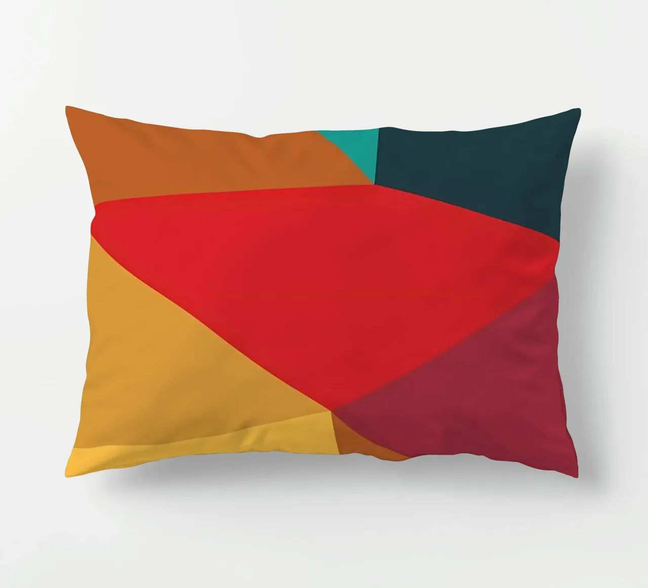 colore di tendenza astratto 7 cuscino da Yeadon