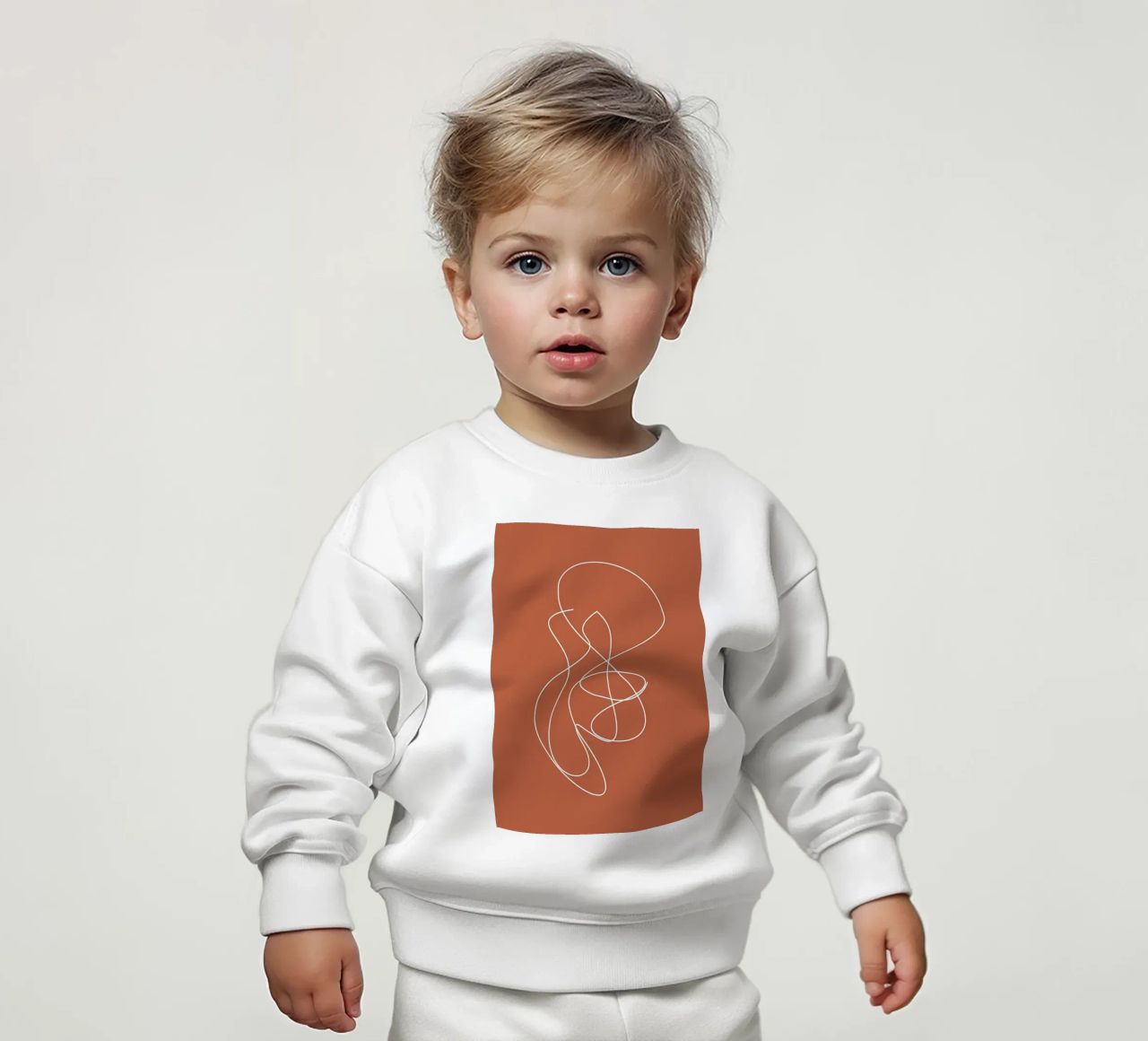 linea astratta4 felpa neonato da Book