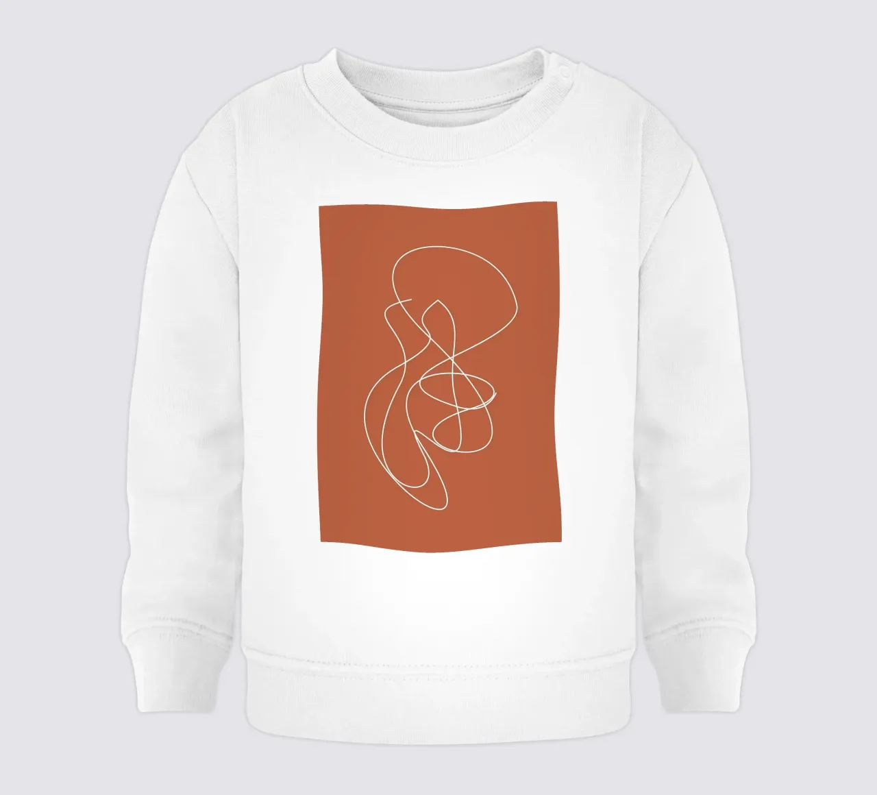 línea abstracta4 sudadera de bebé de Book