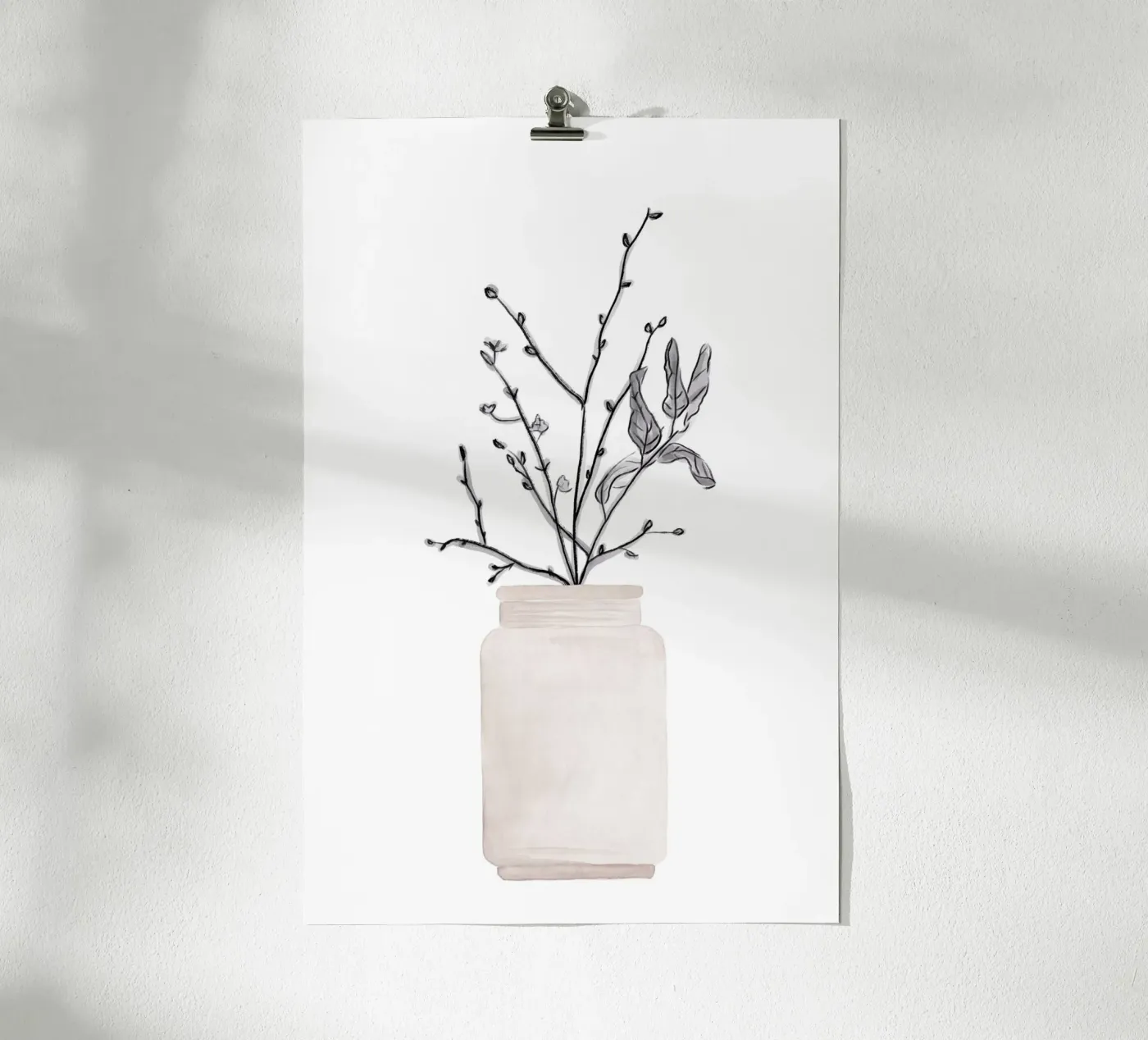 Winter Flower poster da KRUTH DESIGN