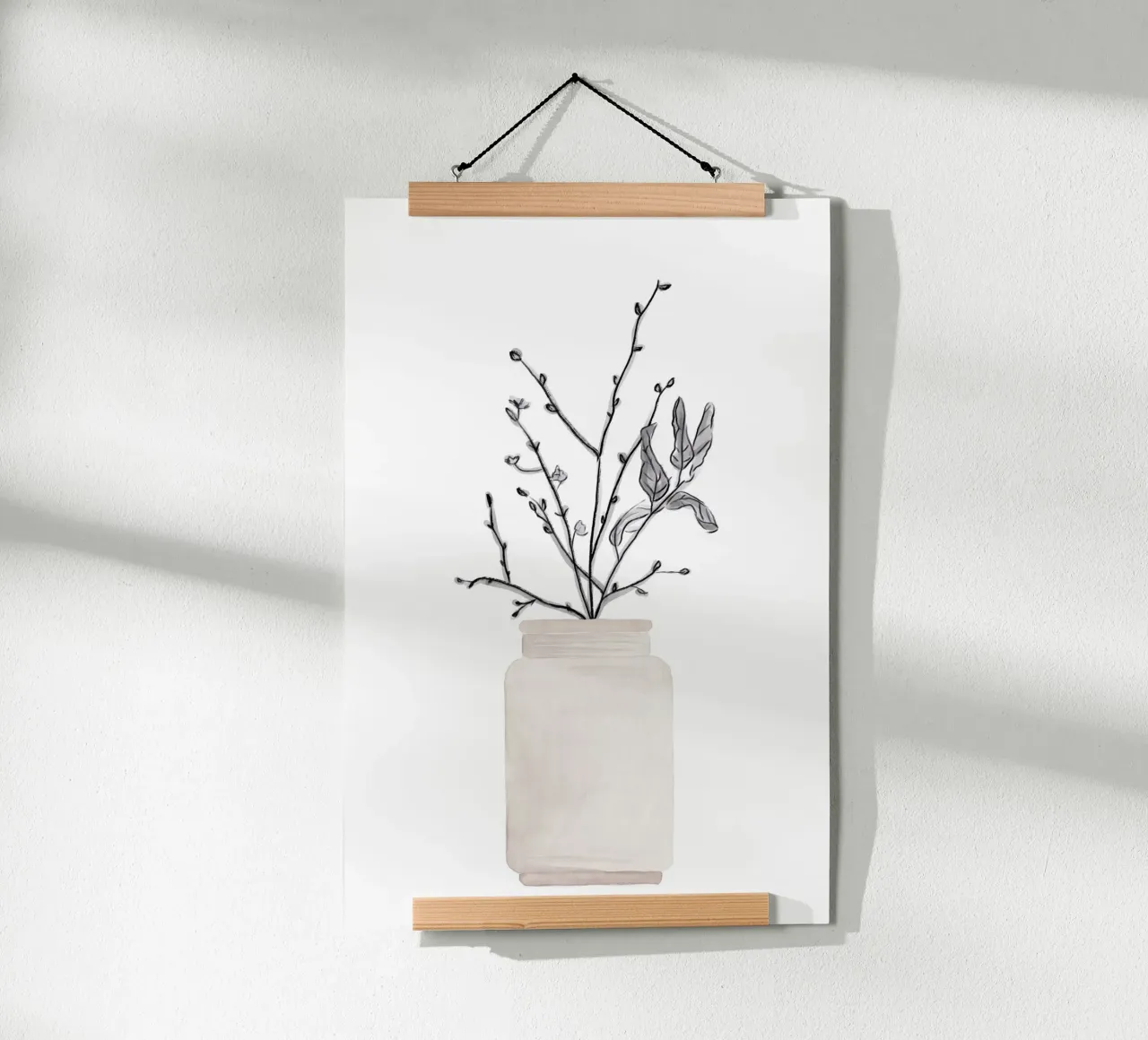 Winter Flower poster da KRUTH DESIGN