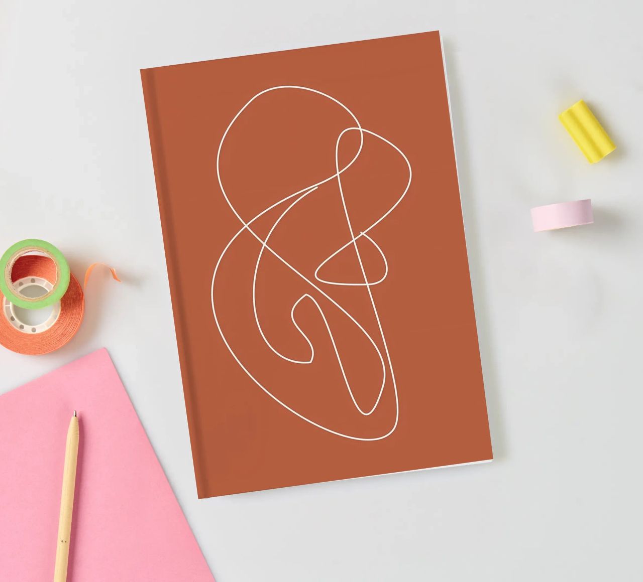 abstract line3 notebook by Book