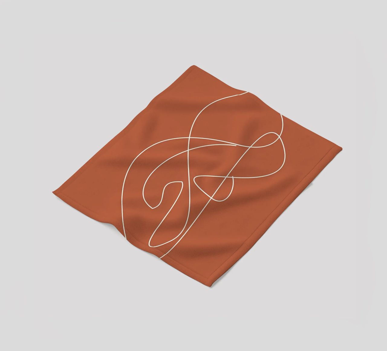 abstract line3 fleece blanket by Book