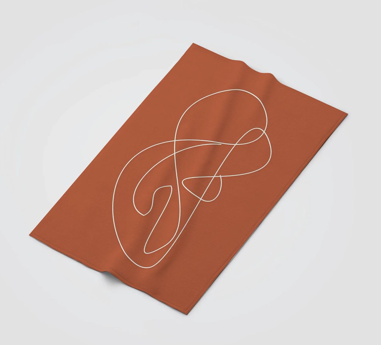 abstract line3 fleece blanket by Book