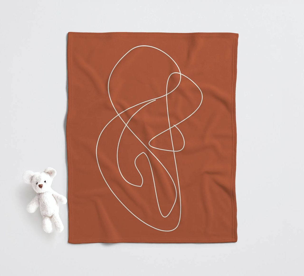 abstract line3 fleece blanket by Book