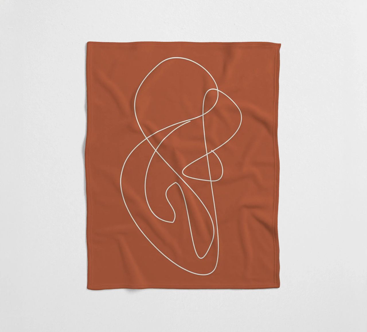 abstract line3 fleece blanket by Book