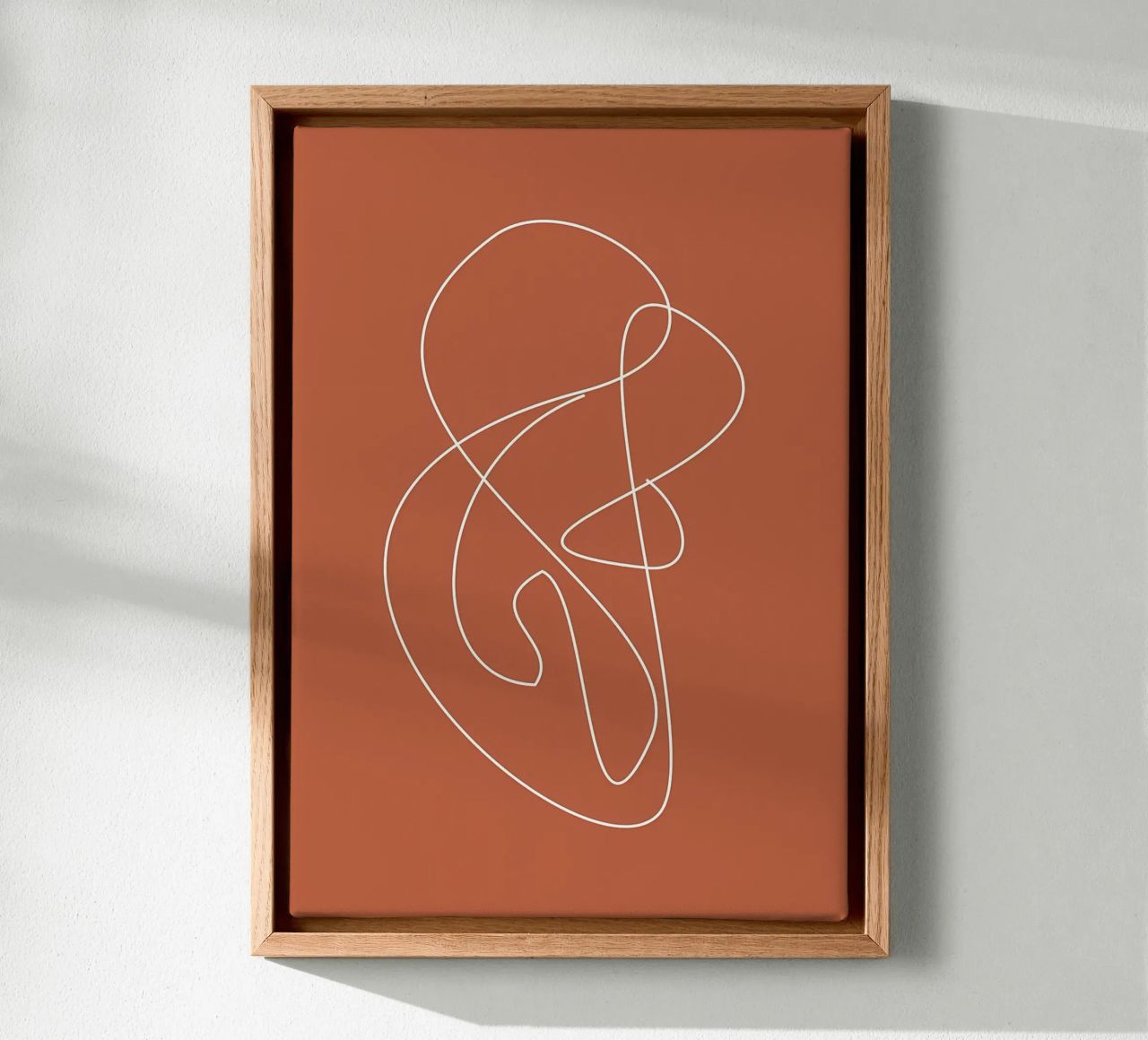abstract line3 canvas by Book