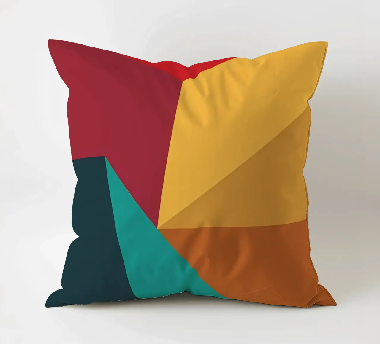 colore di tendenza astratto 6 cuscino da Yeadon