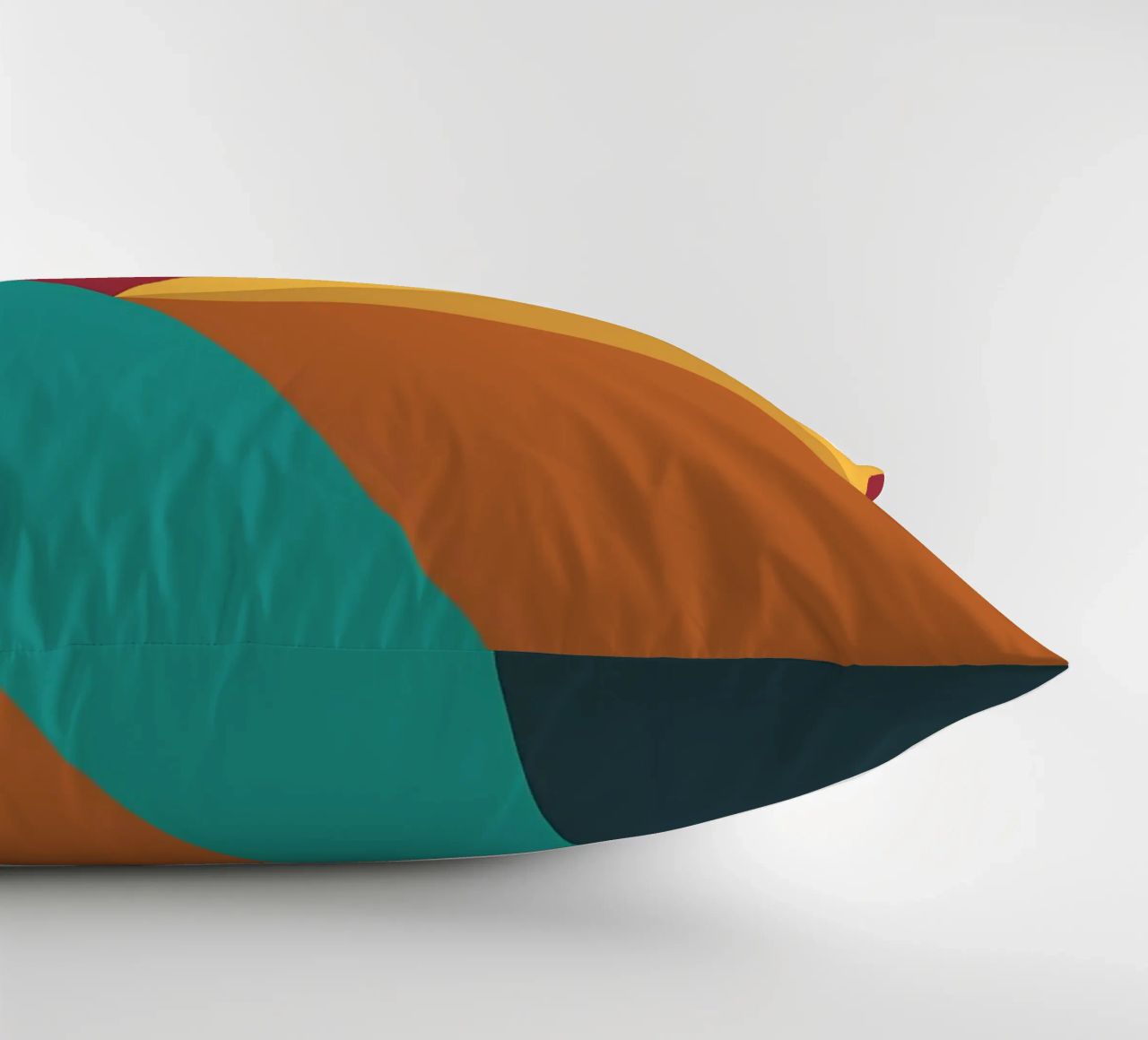 colore di tendenza astratto 6 cuscino da Yeadon