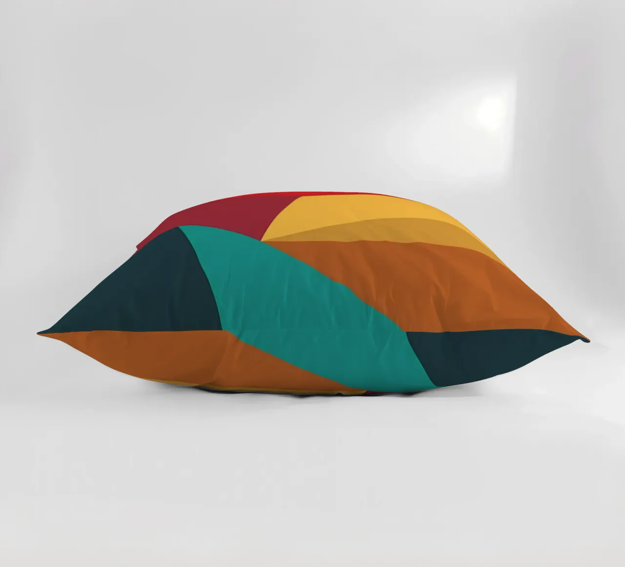 colore di tendenza astratto 6 cuscino da Yeadon