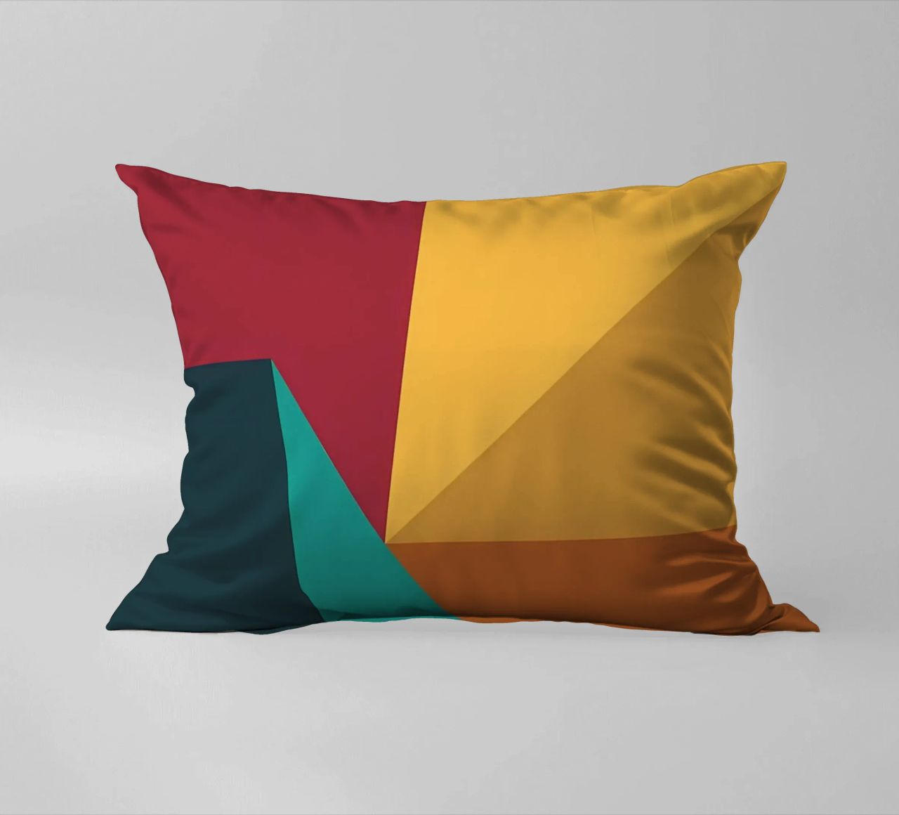 colore di tendenza astratto 6 cuscino da Yeadon