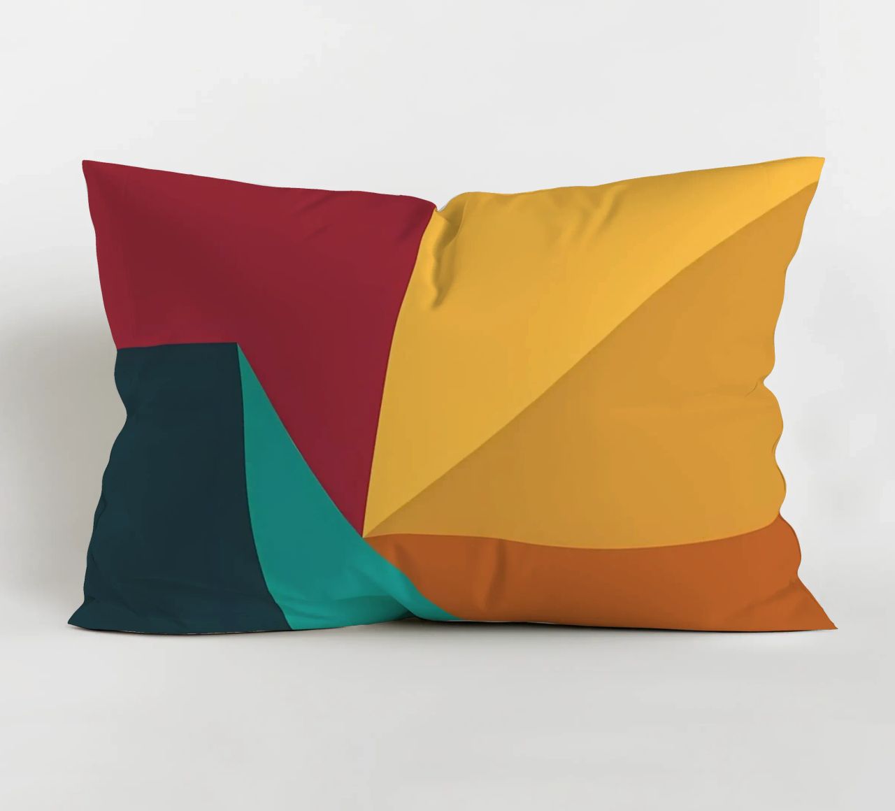 colore di tendenza astratto 6 cuscino da Yeadon