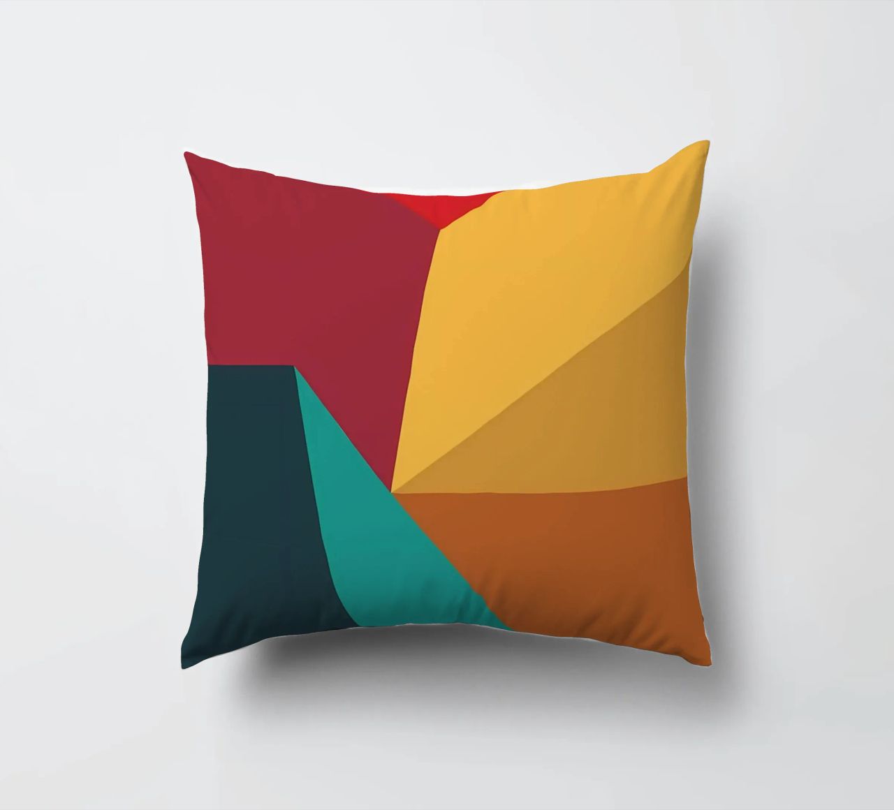 colore di tendenza astratto 6 cuscino da Yeadon