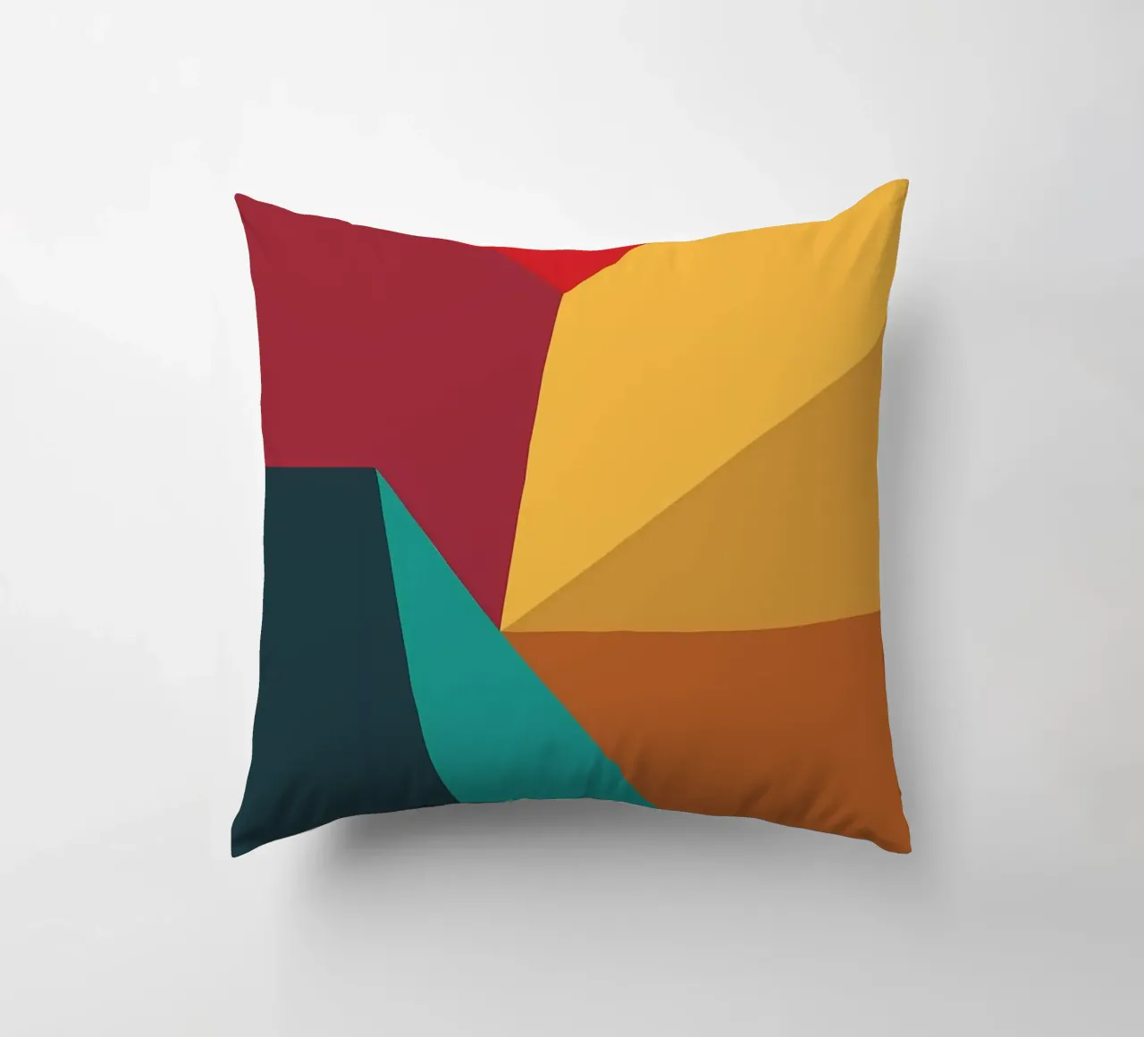 colore di tendenza astratto 6 cuscino da Yeadon
