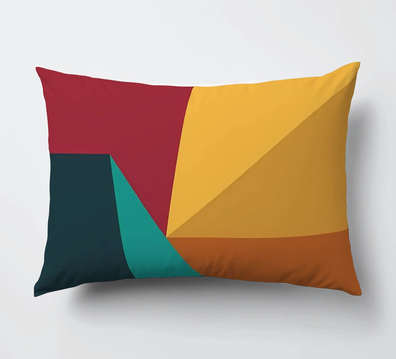 colore di tendenza astratto 6 cuscino da Yeadon