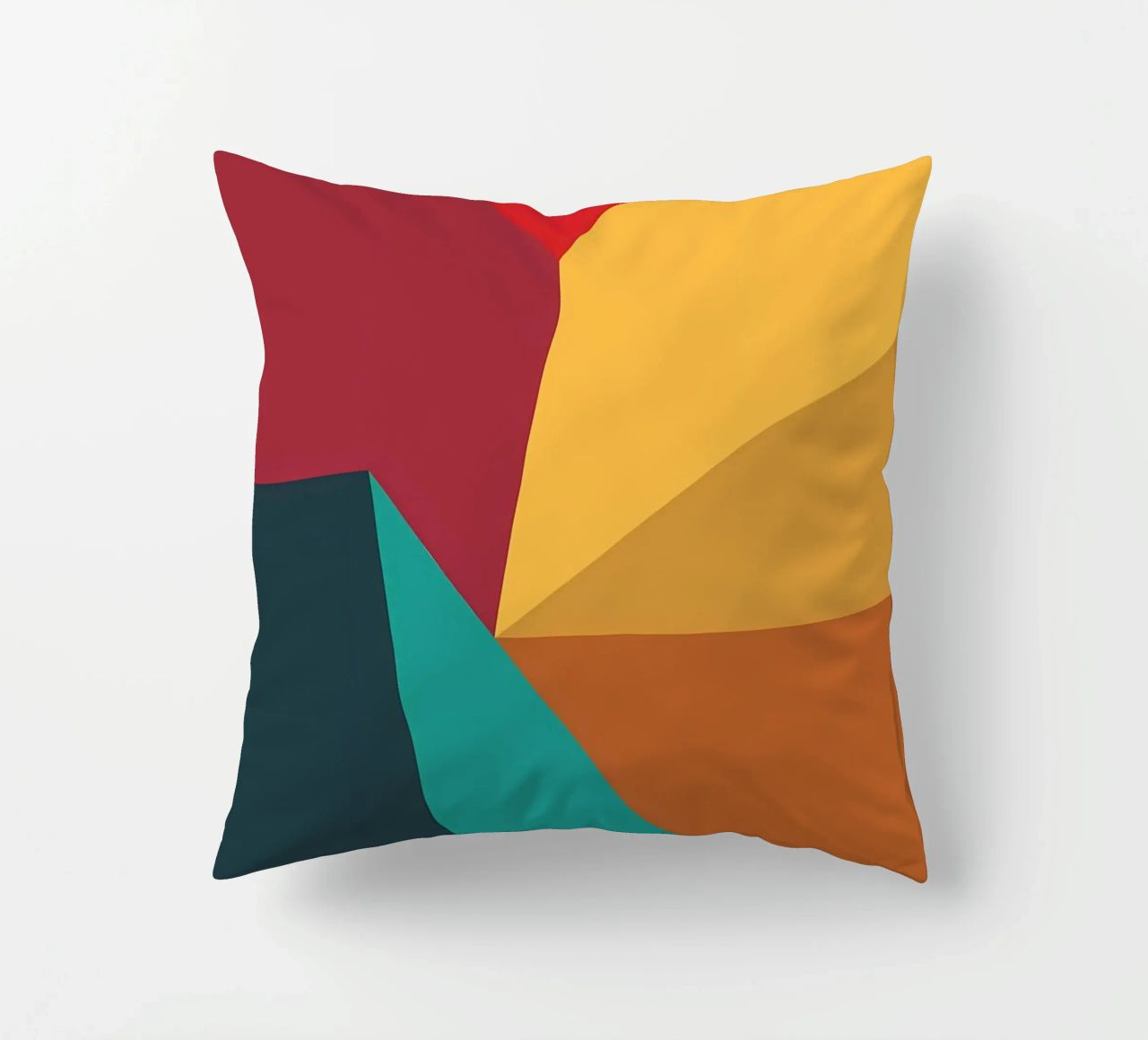 colore di tendenza astratto 6 cuscino da Yeadon