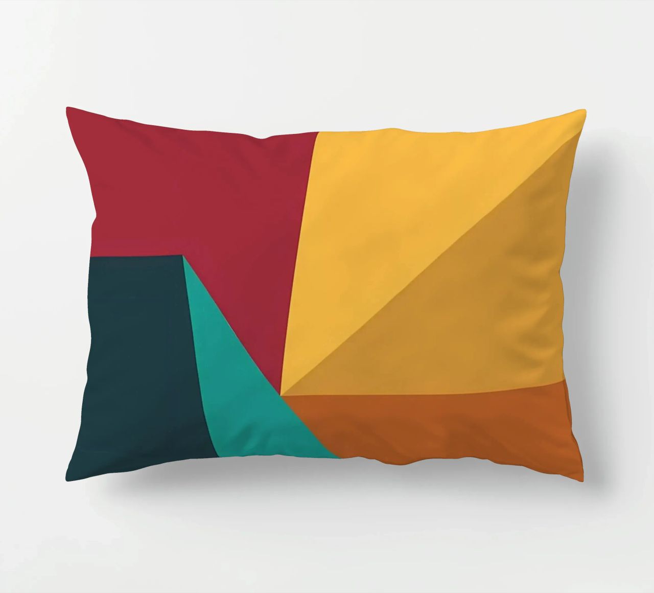 colore di tendenza astratto 6 cuscino da Yeadon
