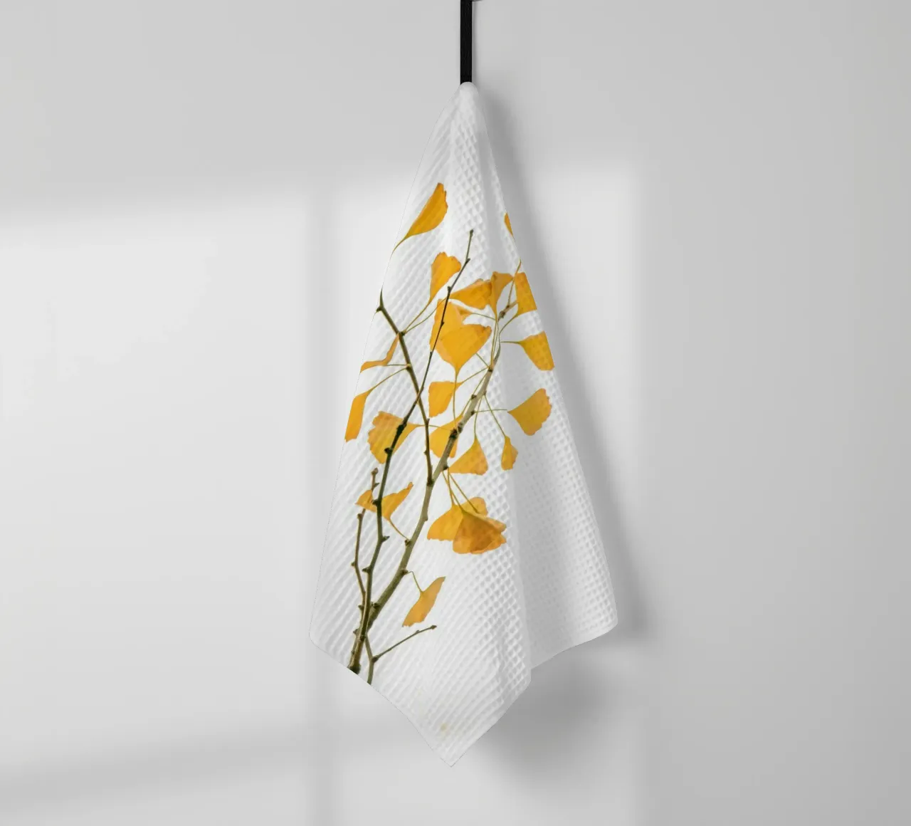 Branche du ginkgo biloba torchon de Teresa André