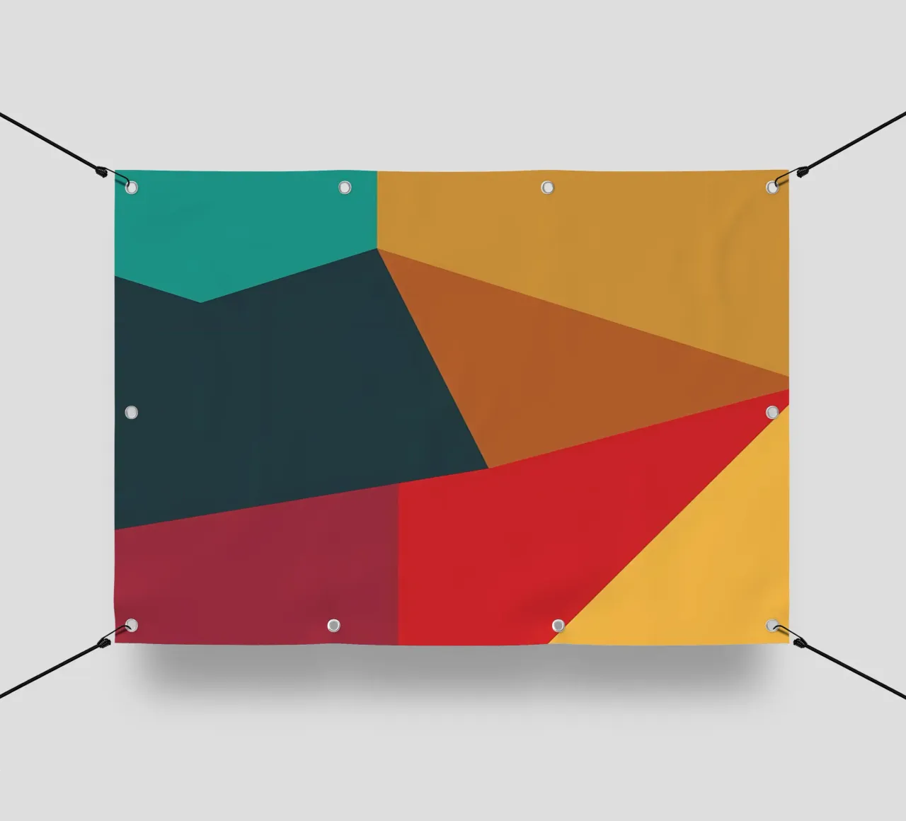 colore di tendenza astratto 5 telo in pvc da Yeadon