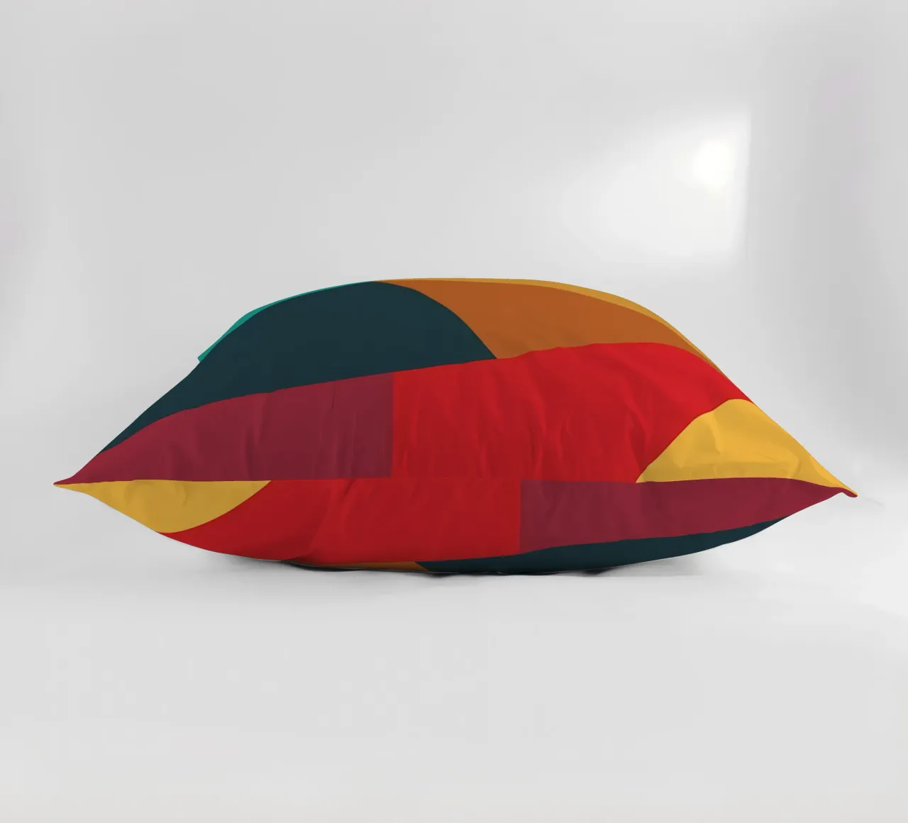 colore di tendenza astratto 5 cuscino da Yeadon