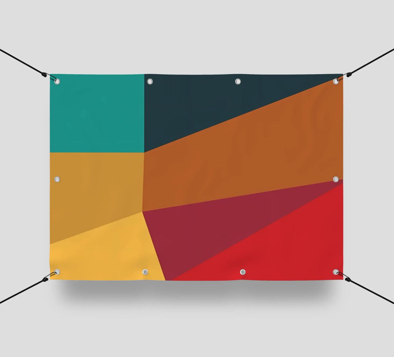 colore di tendenza astratto 4 telo in pvc da Yeadon