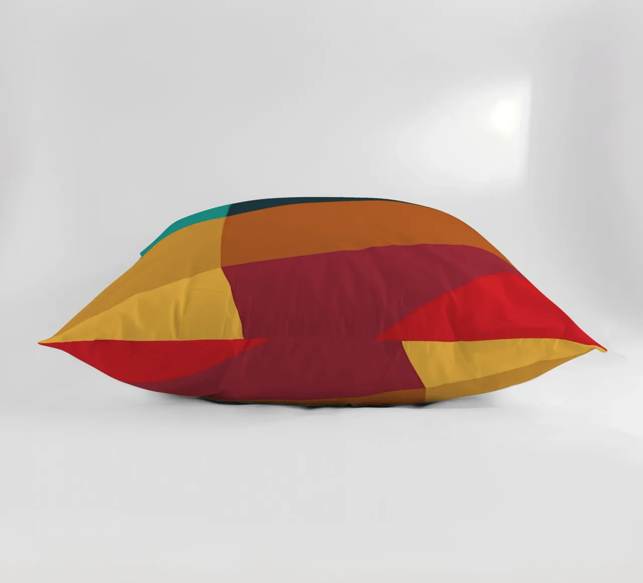 colore di tendenza astratto 4 cuscino da Yeadon