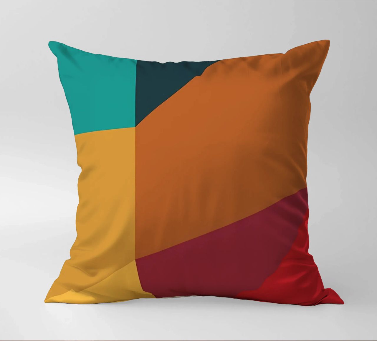 colore di tendenza astratto 4 cuscino da Yeadon