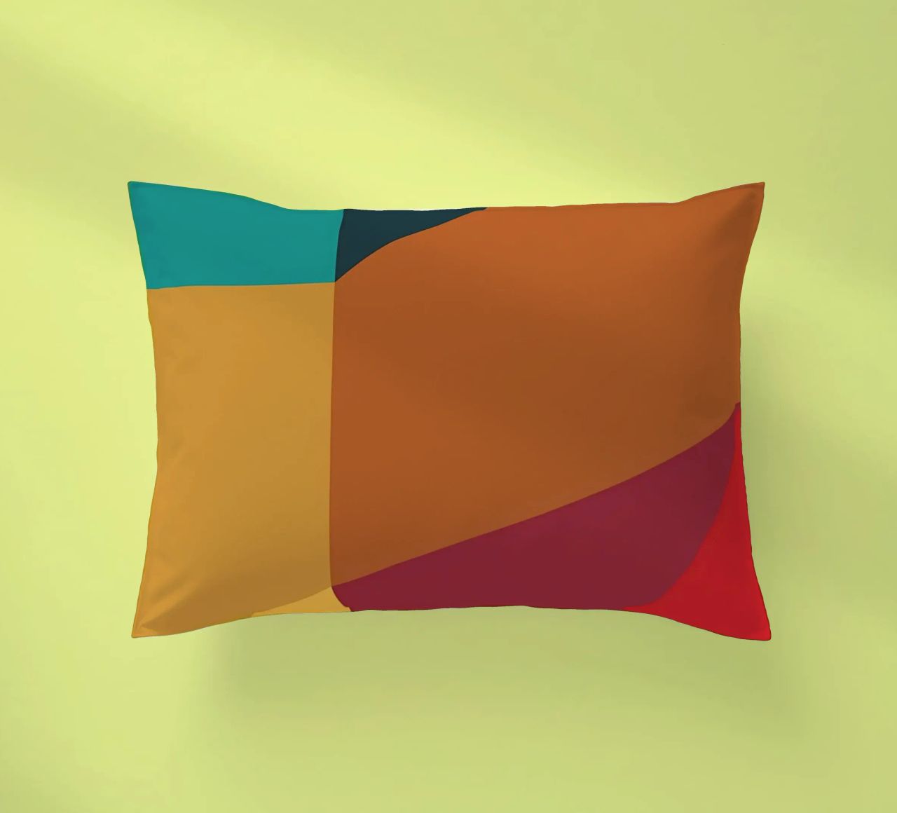 colore di tendenza astratto 4 cuscino da Yeadon