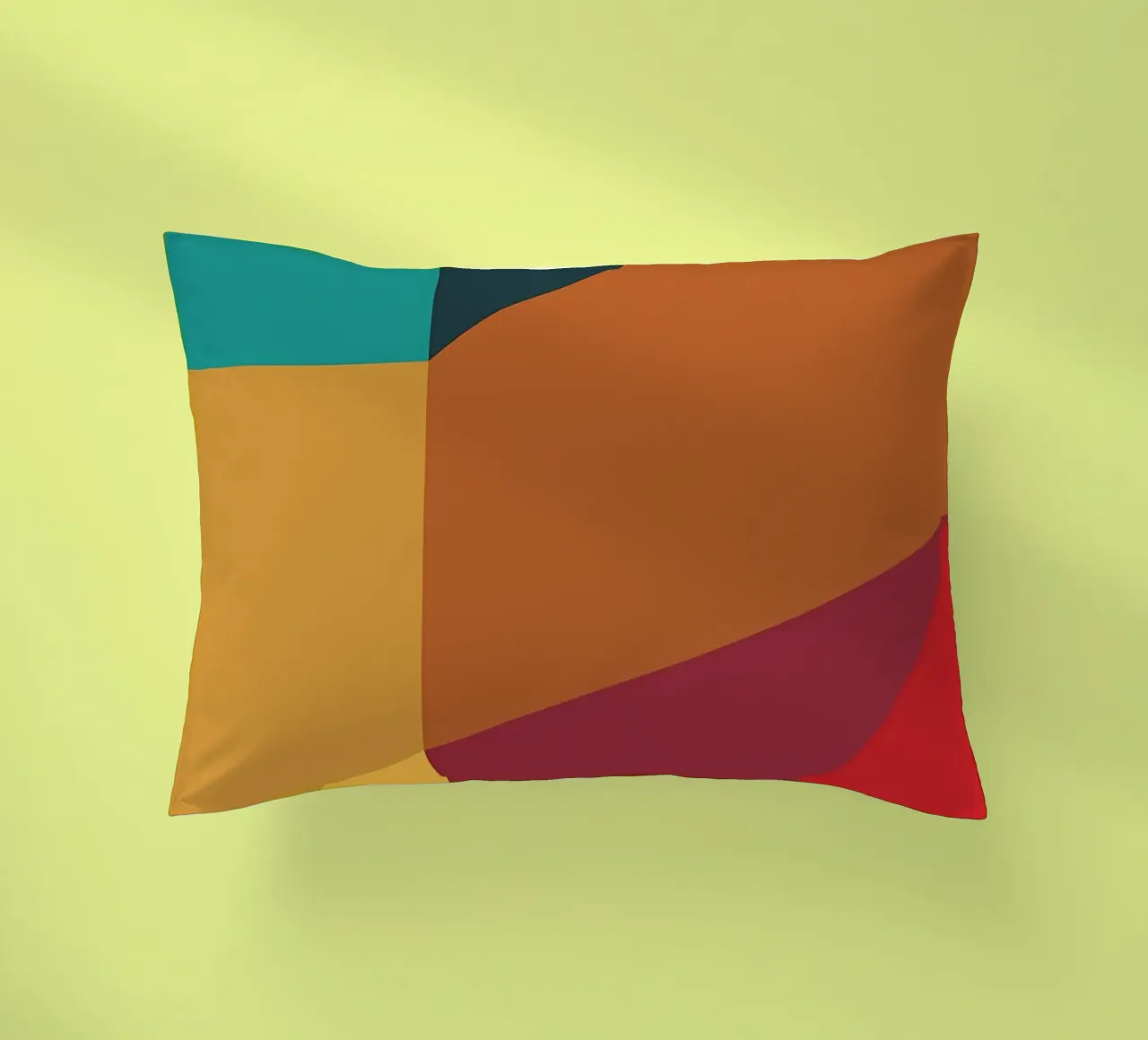 colore di tendenza astratto 4 cuscino da Yeadon