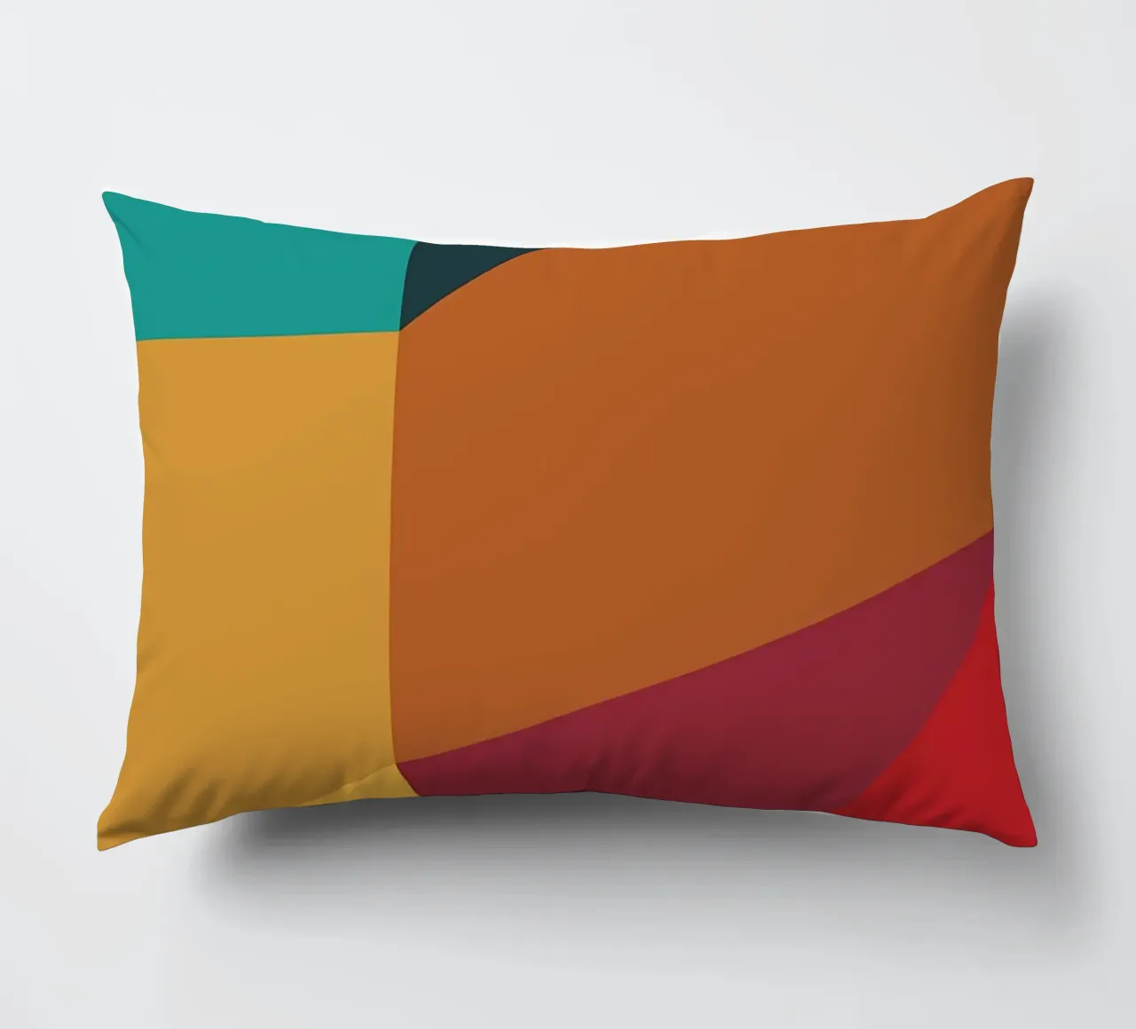 colore di tendenza astratto 4 cuscino da Yeadon