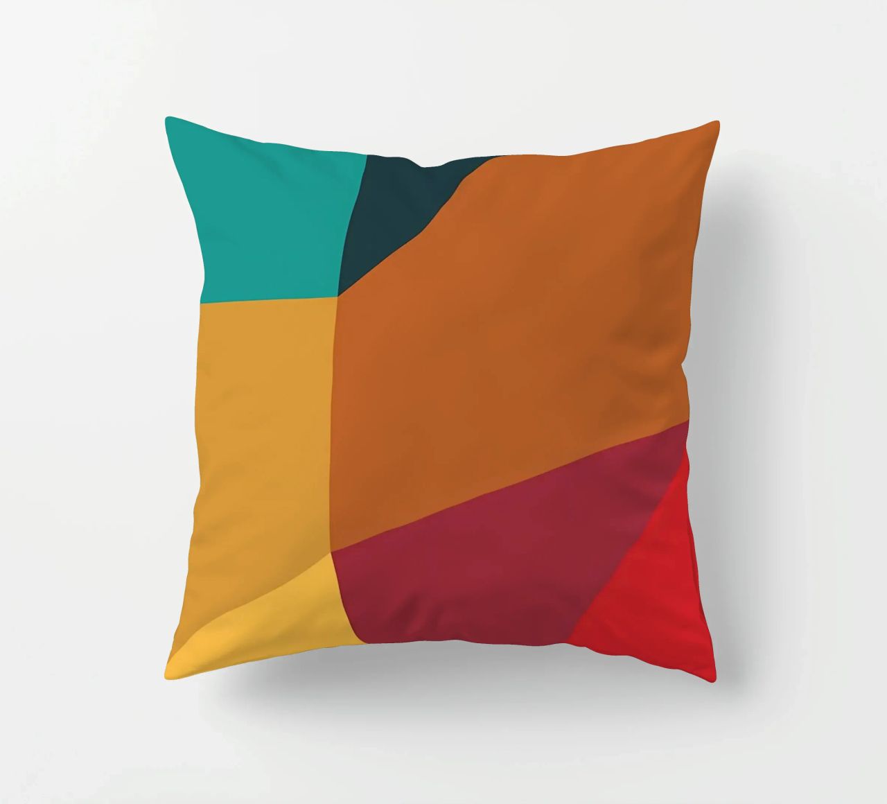 colore di tendenza astratto 4 cuscino da Yeadon