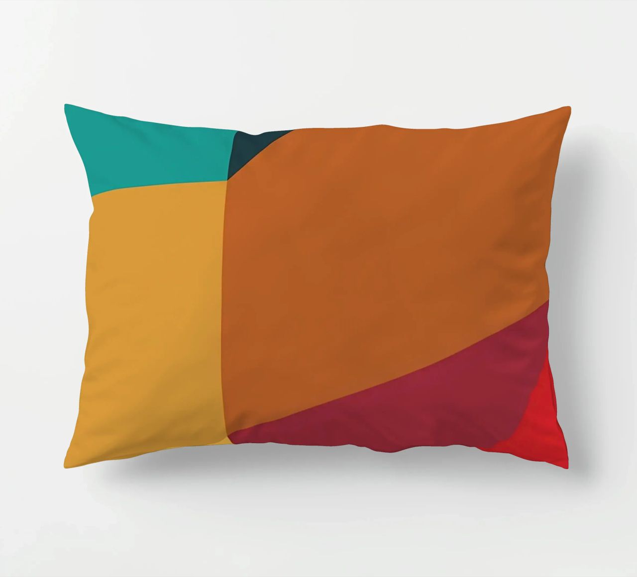colore di tendenza astratto 4 cuscino da Yeadon