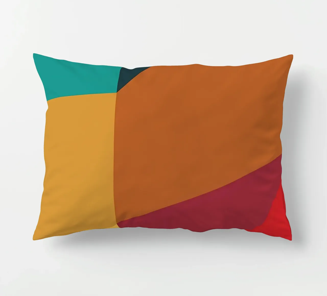 colore di tendenza astratto 4 cuscino da Yeadon
