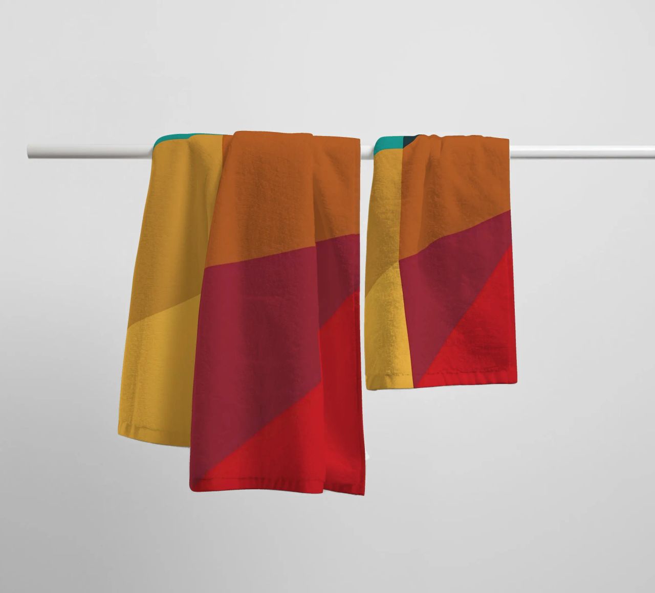 colore di tendenza astratto 4 asciugamano da bagno da Yeadon