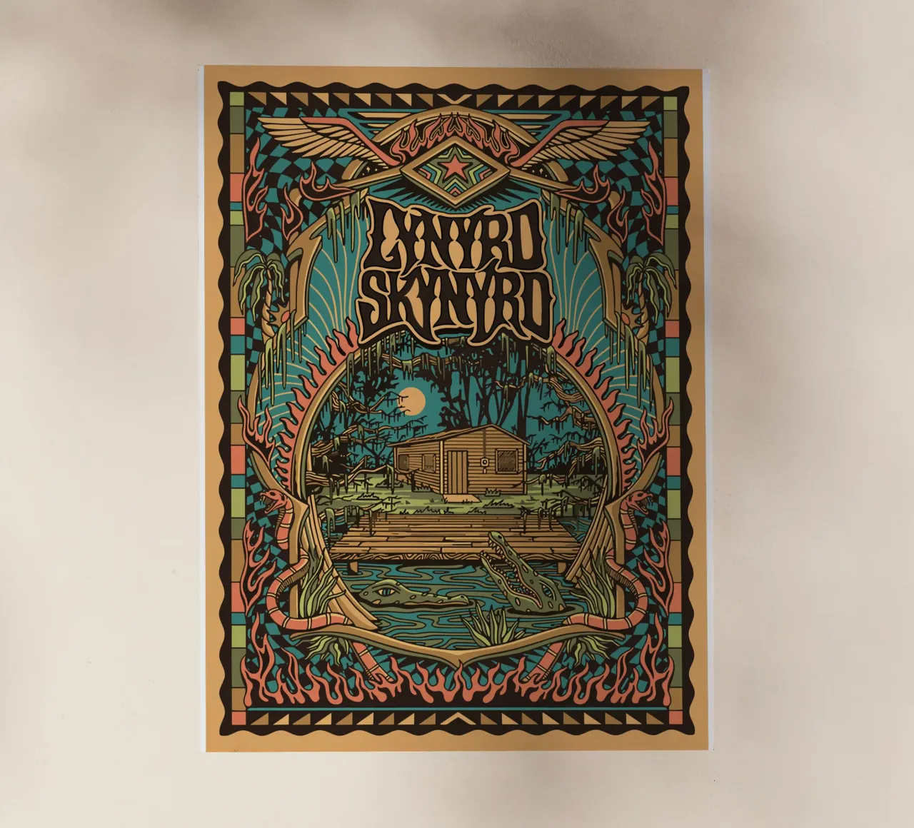 Lynyrd Skynyrd House Hell pellicola backlit da heatherloulin