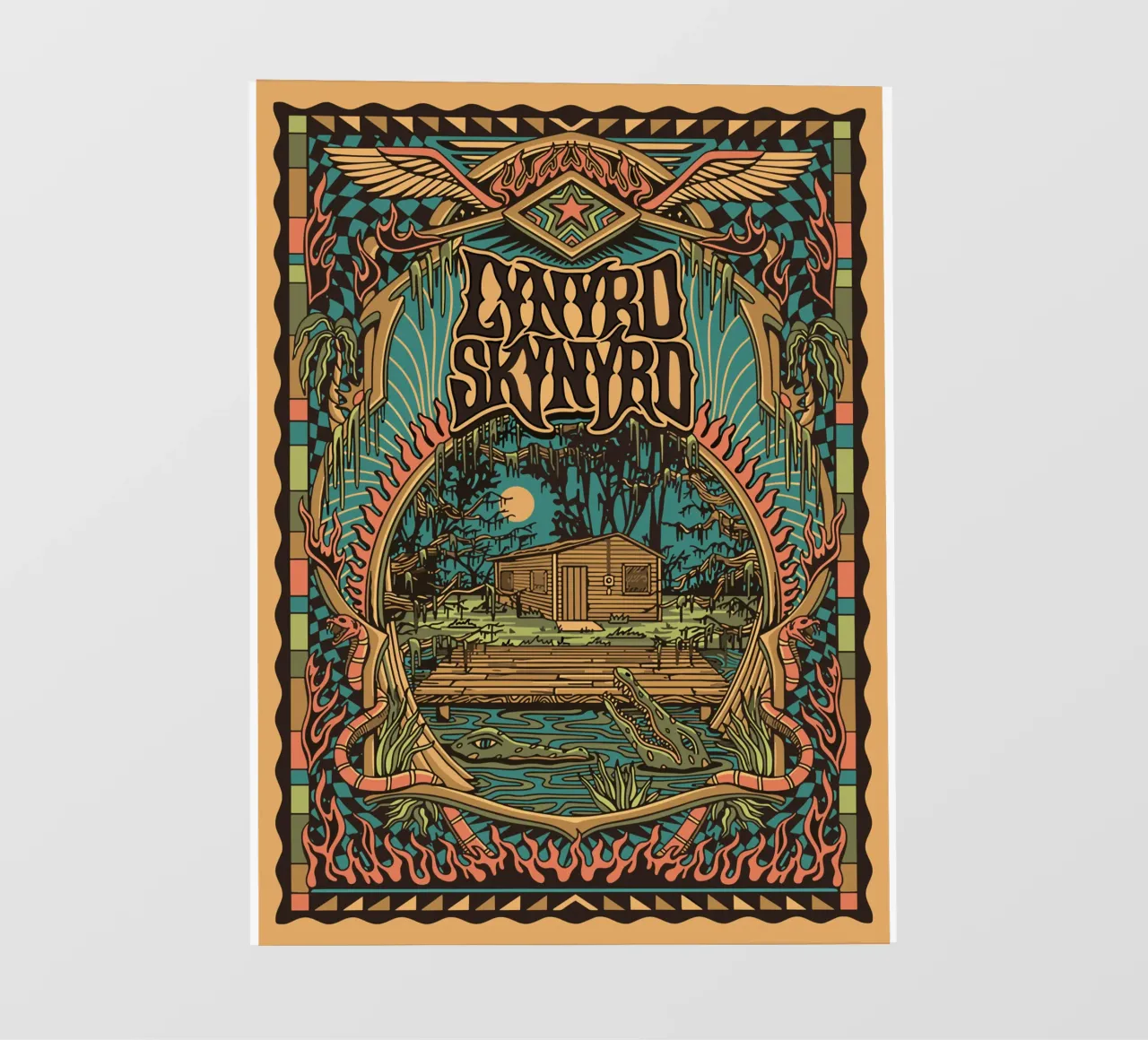 Lynyrd Skynyrd House Hell telo in pvc da heatherloulin