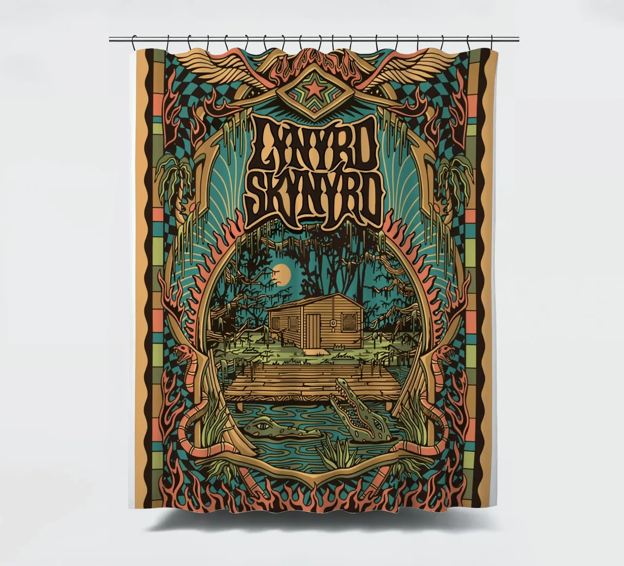 Lynyrd Skynyrd House Hell tenda da doccia da heatherloulin