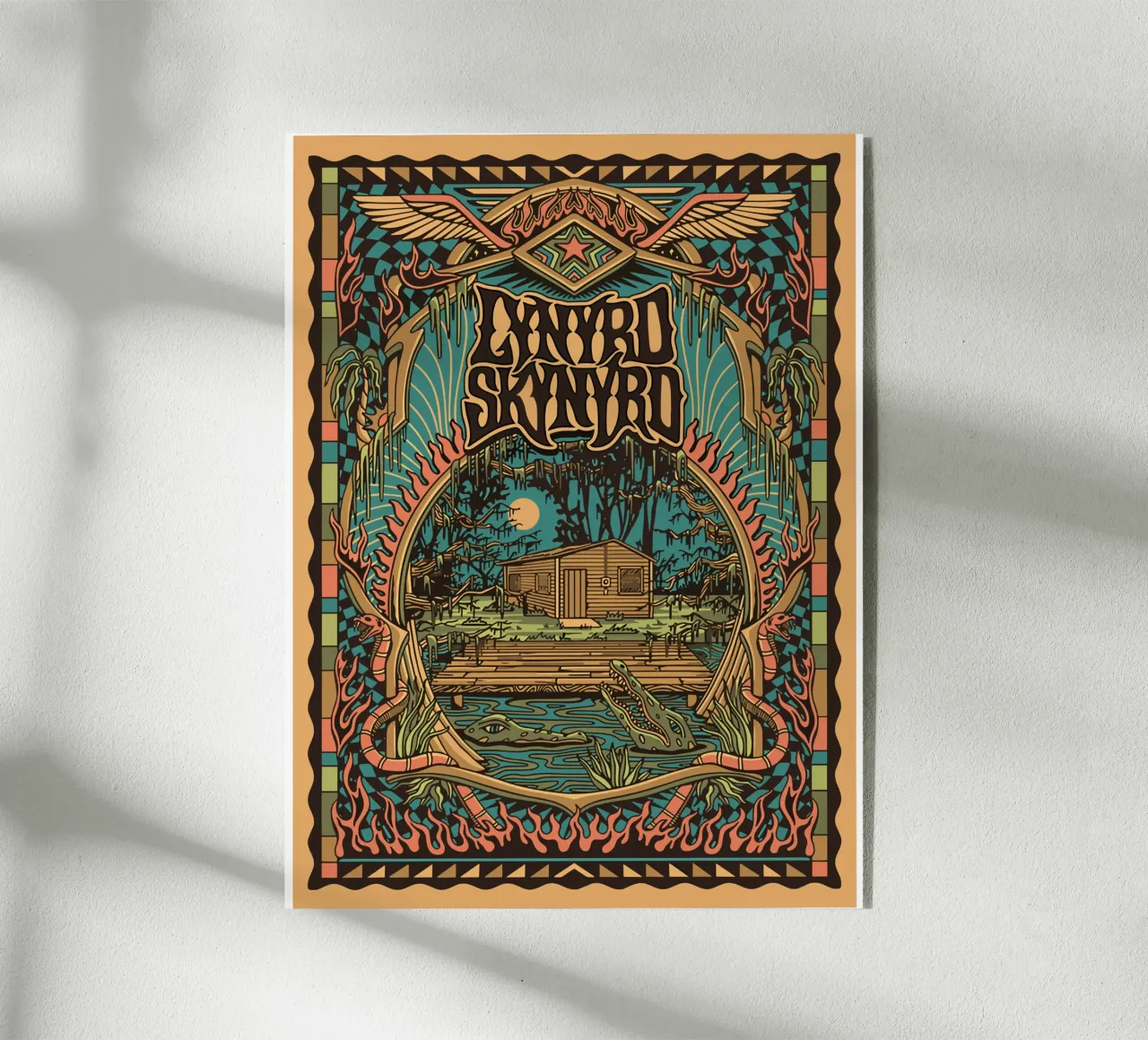 Lynyrd Skynyrd House Hell plexiglass da heatherloulin