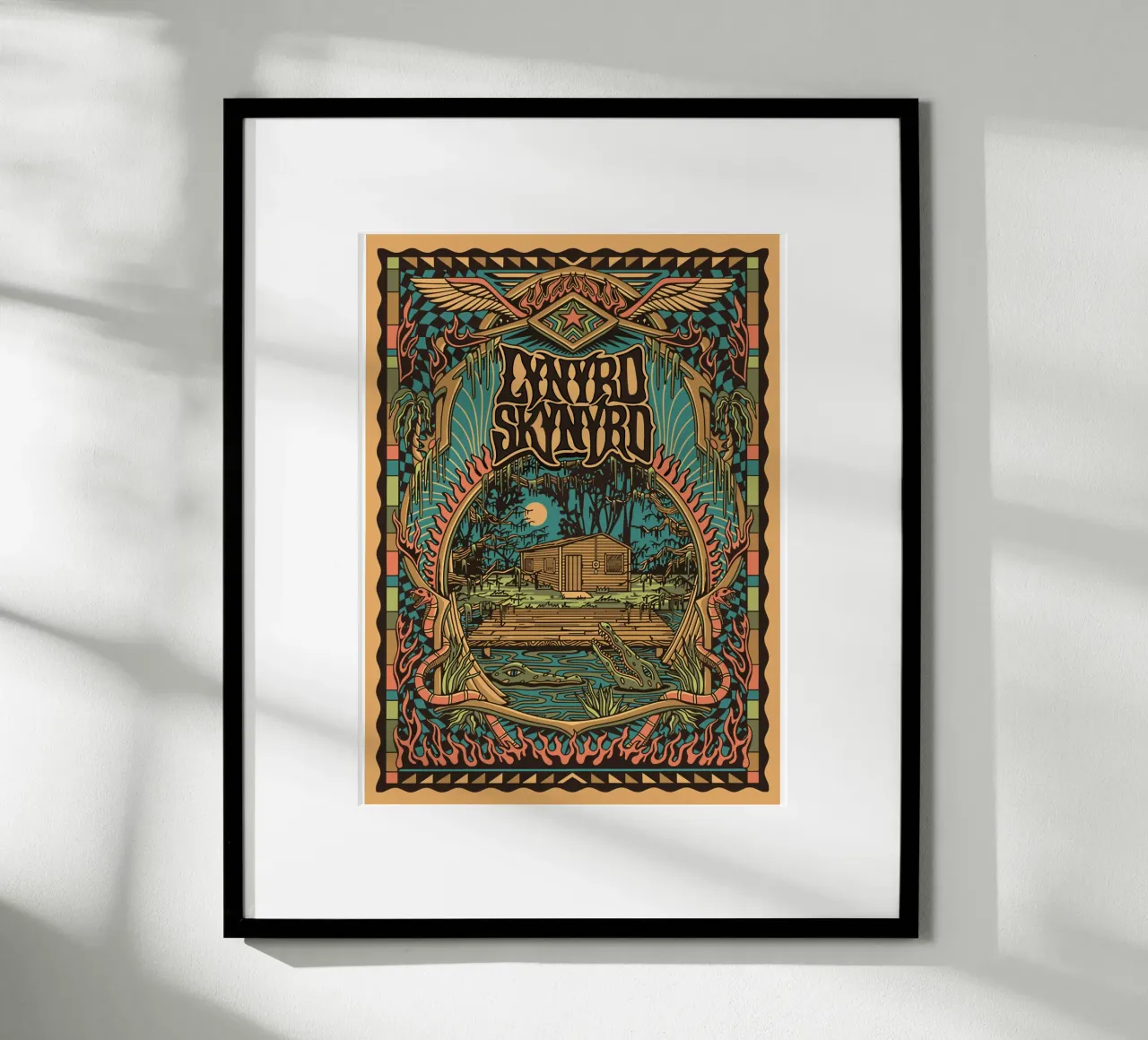 Lynyrd Skynyrd House Hell carta hahnemühle da heatherloulin