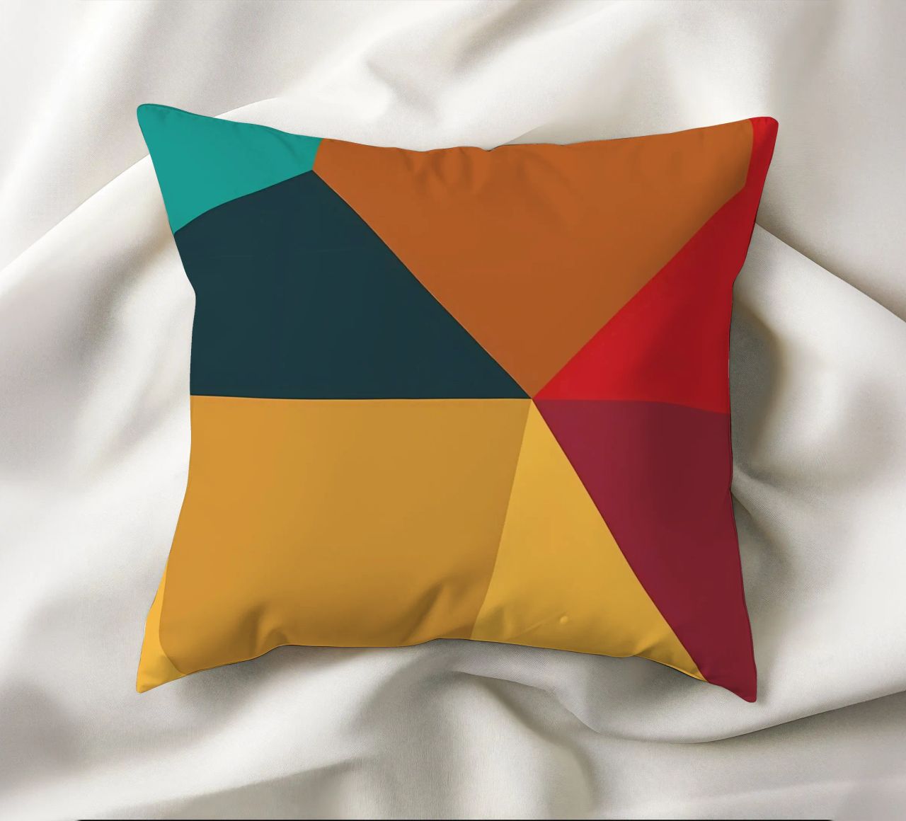 colore di tendenza astratto 3 cuscino da Yeadon