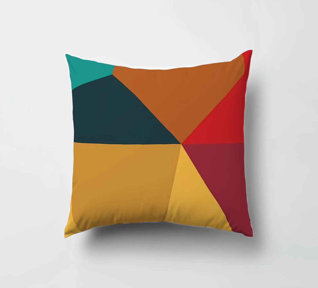 colore di tendenza astratto 3 cuscino da Yeadon