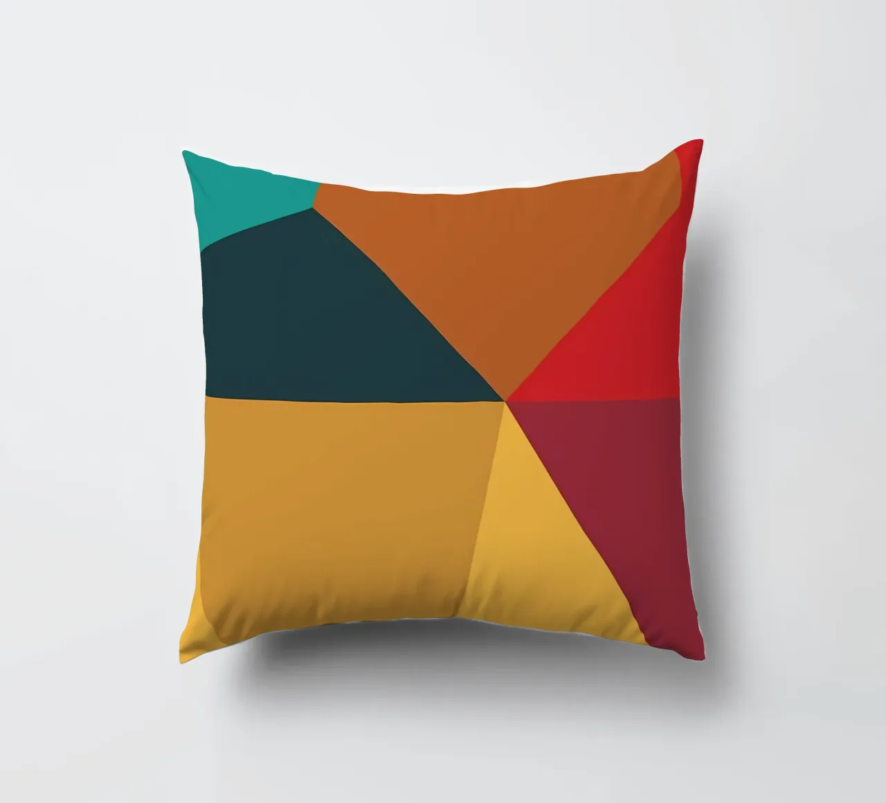 colore di tendenza astratto 3 cuscino da Yeadon