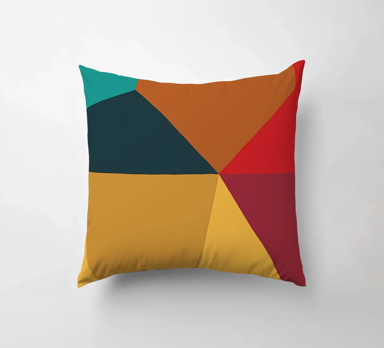 colore di tendenza astratto 3 cuscino da Yeadon
