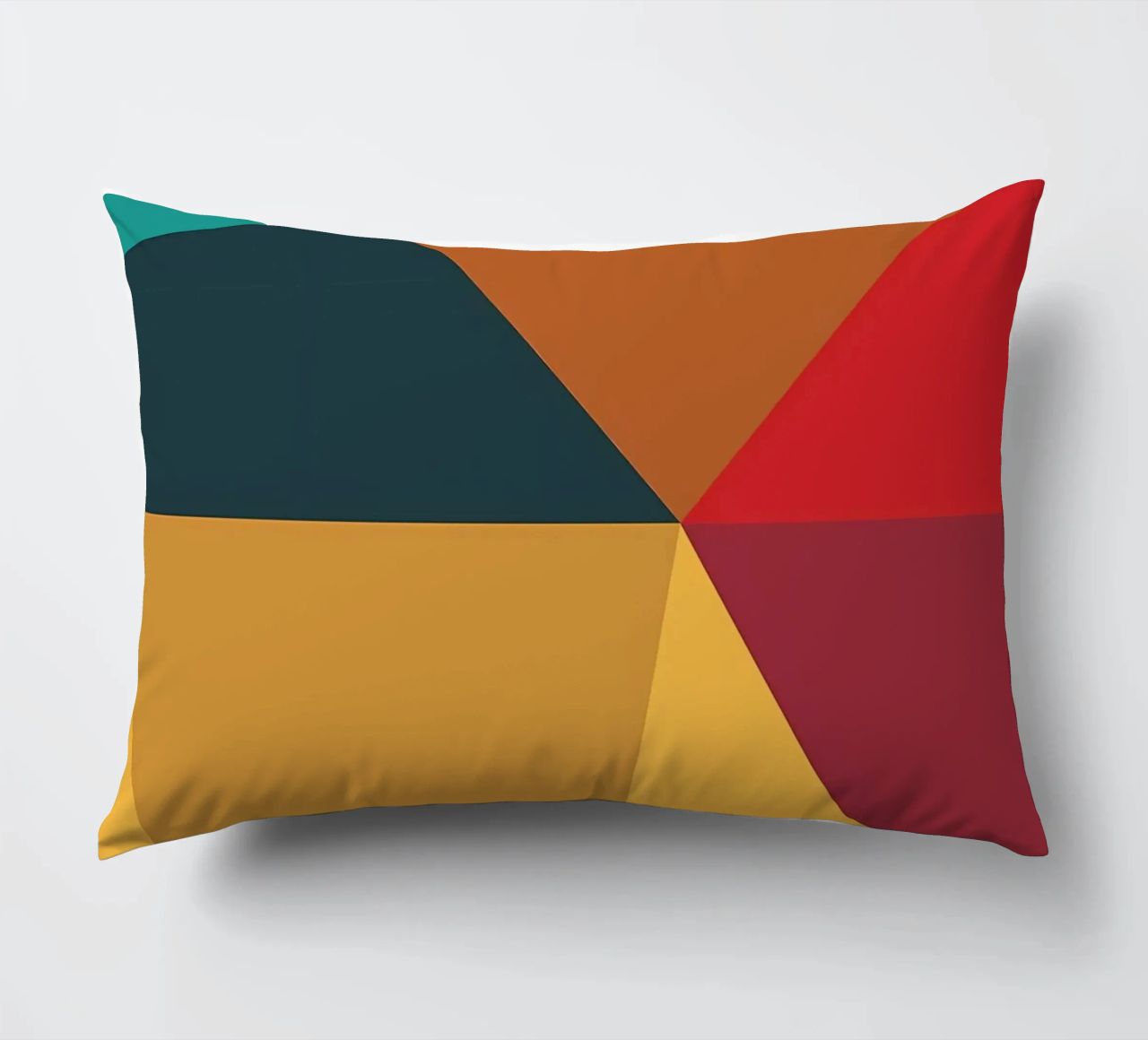 colore di tendenza astratto 3 cuscino da Yeadon