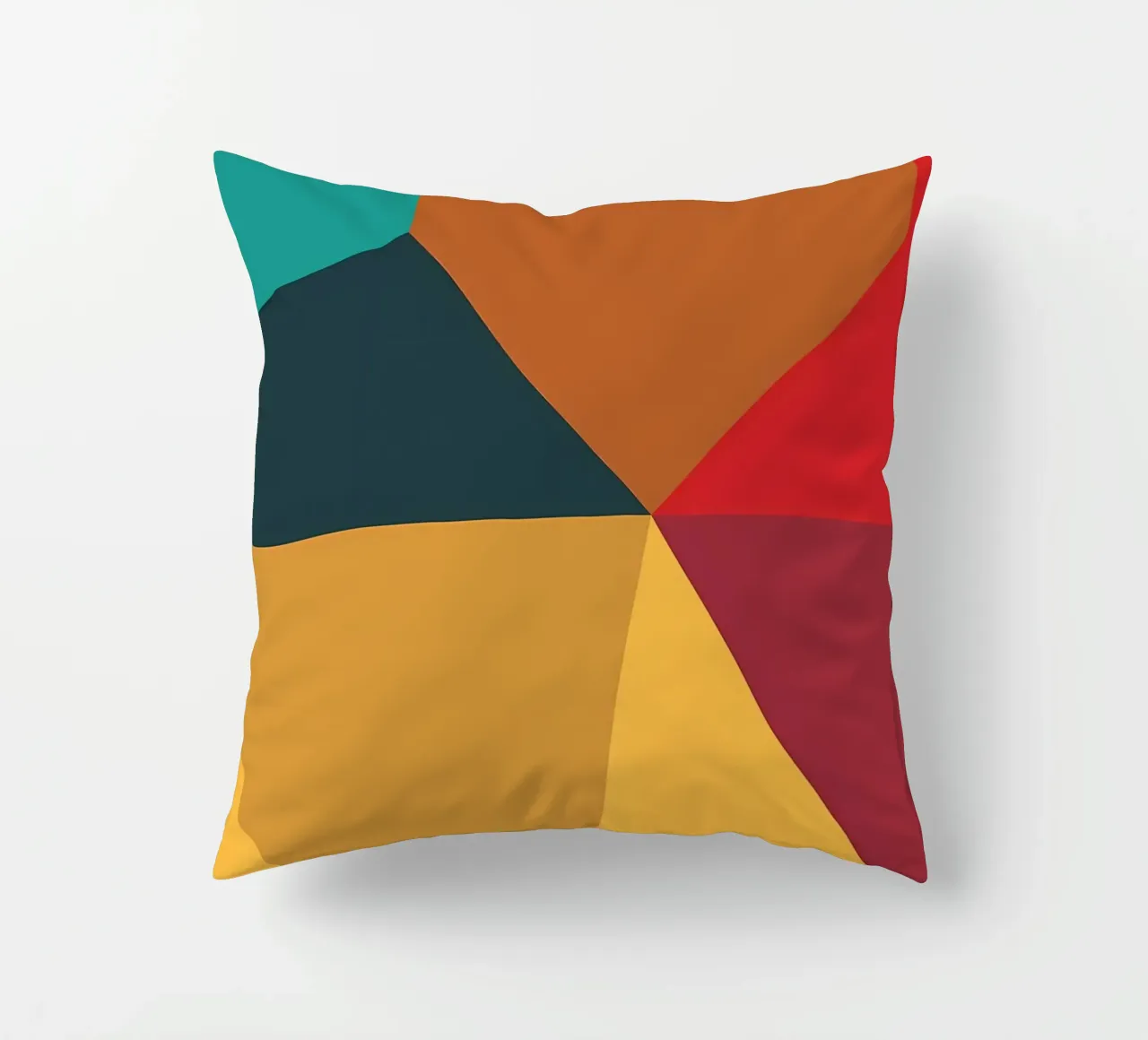 colore di tendenza astratto 3 cuscino da Yeadon