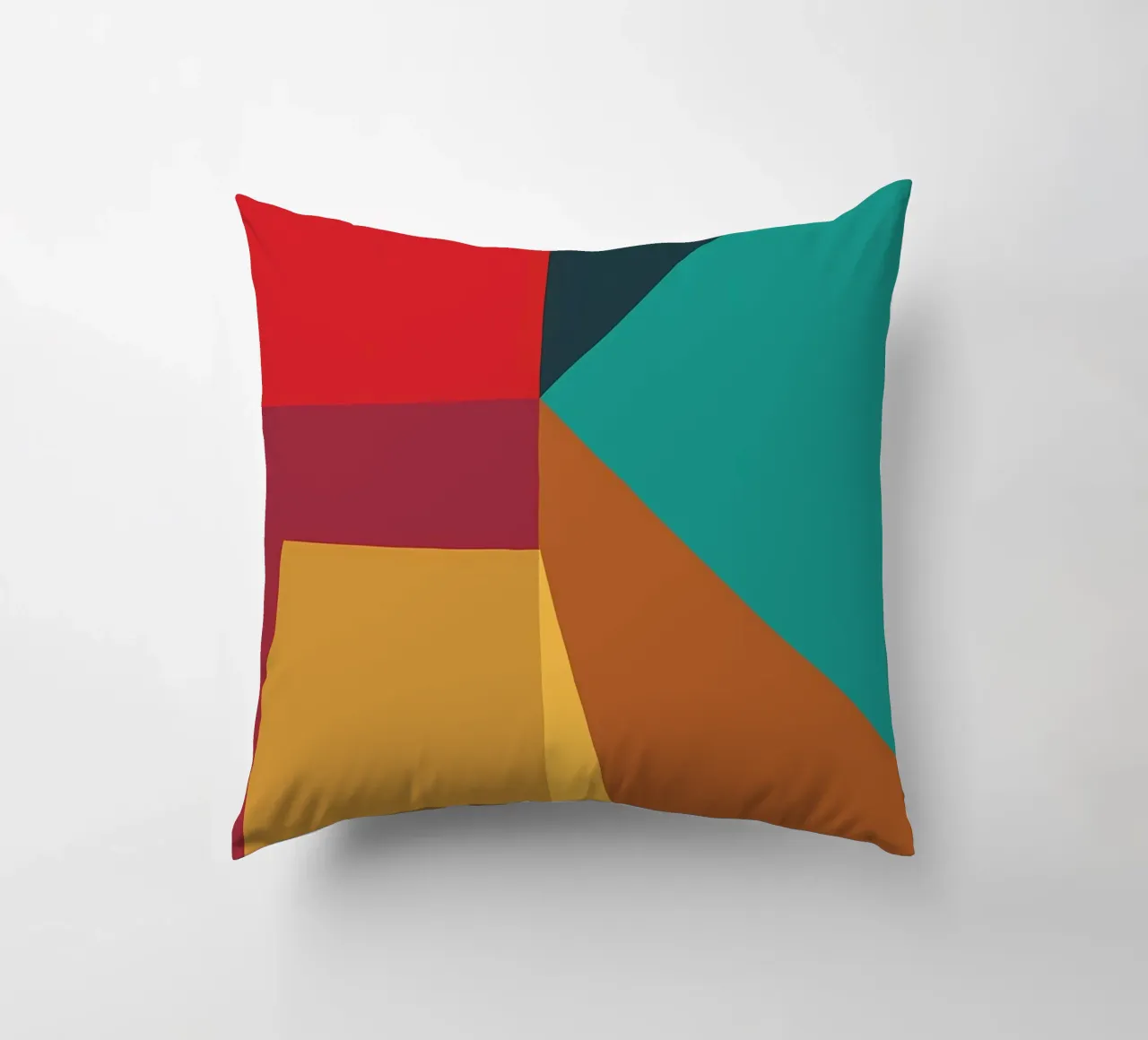 colore di tendenza astratto 2 cuscino da Yeadon