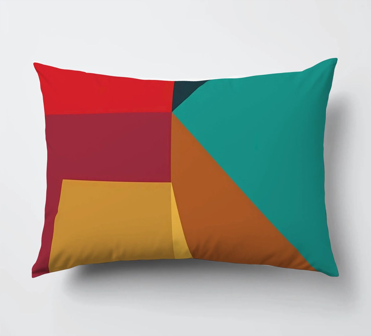 colore di tendenza astratto 2 cuscino da Yeadon