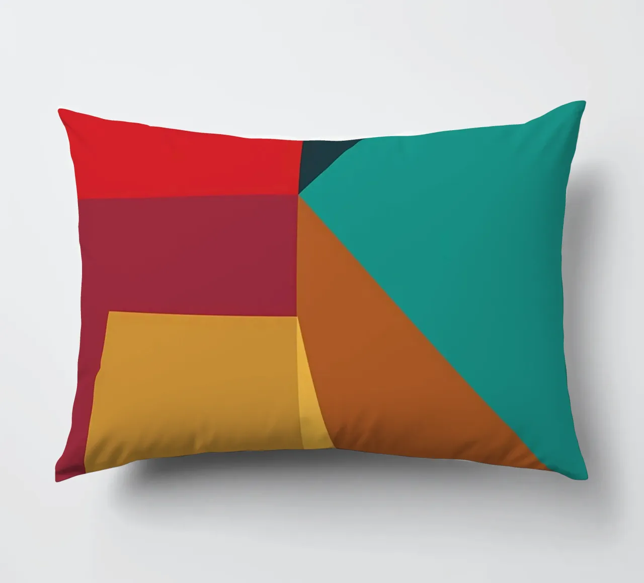 colore di tendenza astratto 2 cuscino da Yeadon