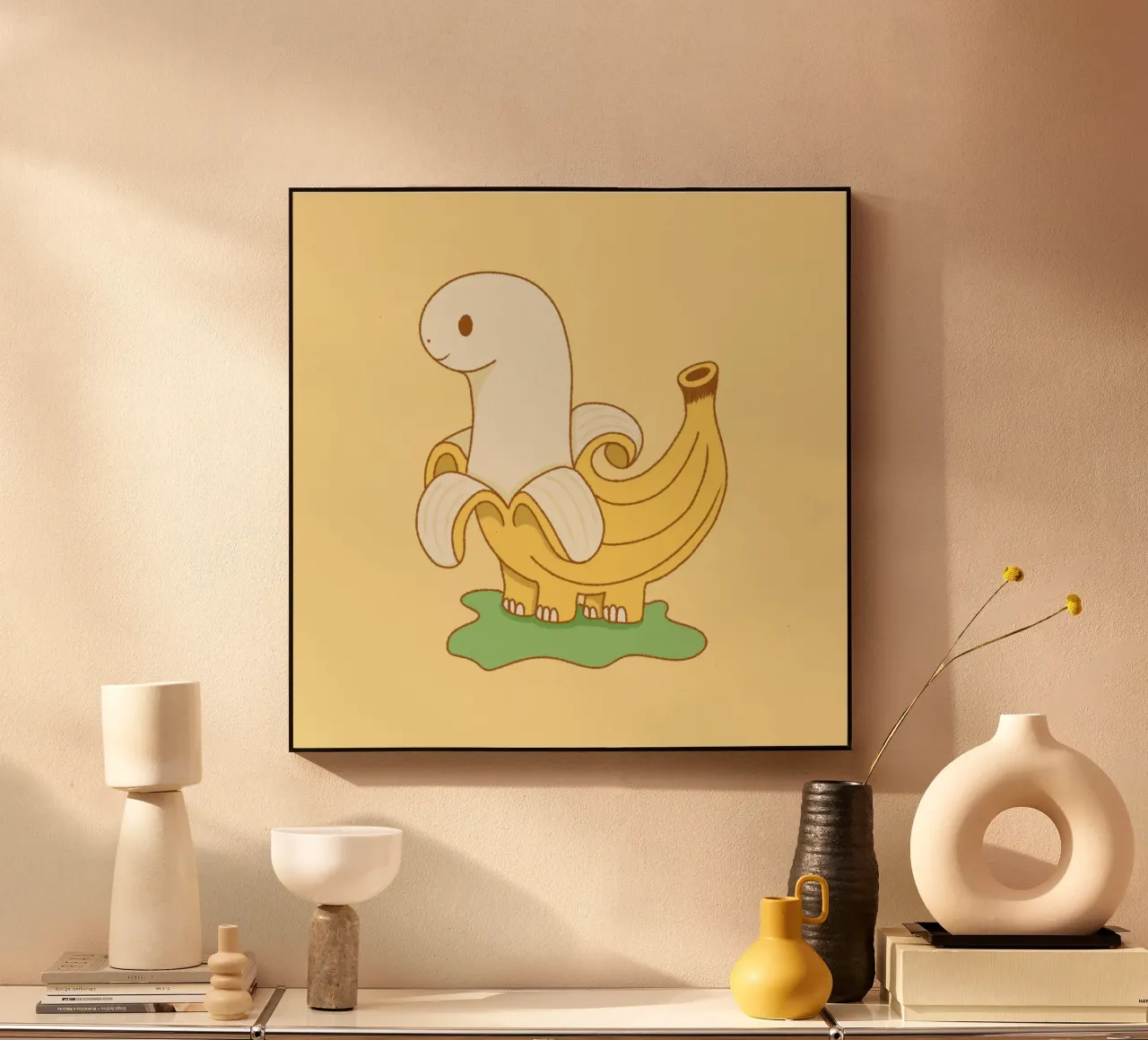 Bananensaurus Acryl-Glas von Loobs